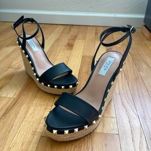 STEVEN Black spike wedges
